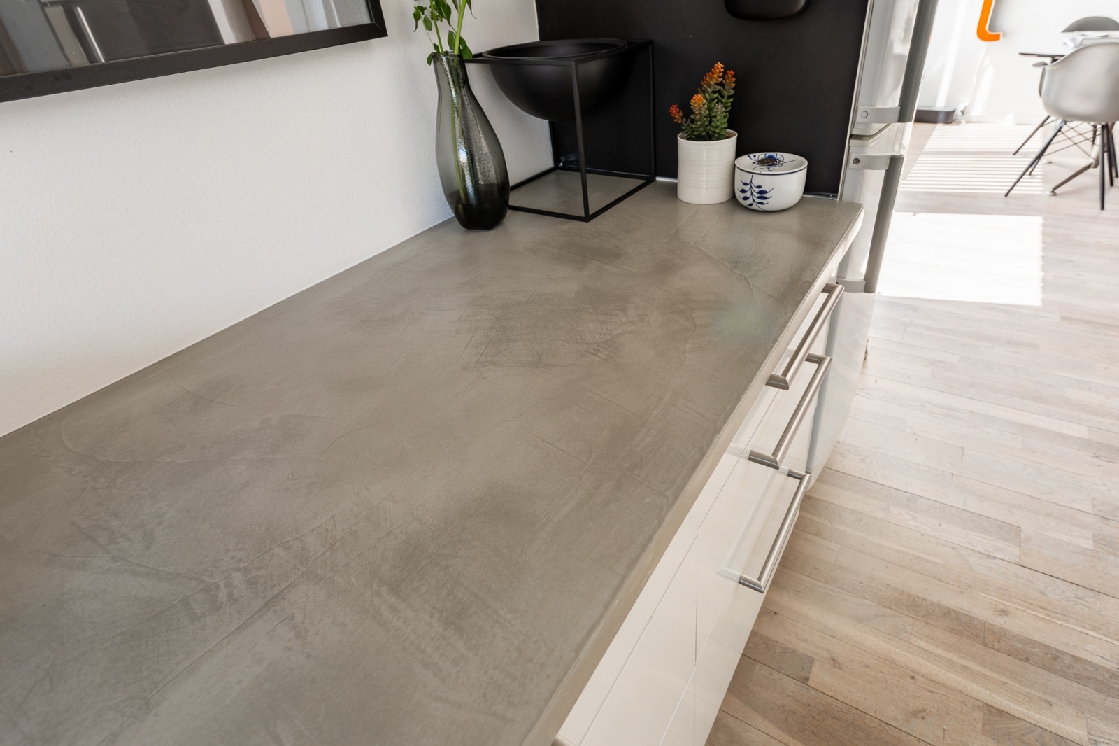 Køkkenbord Silkecement